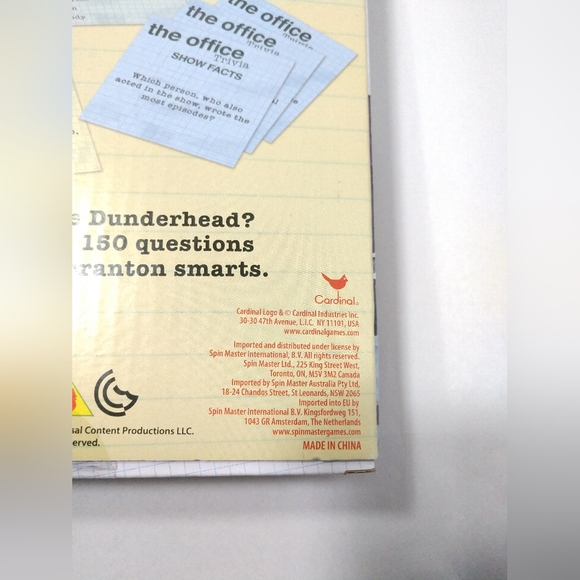 NEW The Office Trivia Game by Cardinal Ready to Roll Fast Paced Game TV Show - Picture 10 of 11